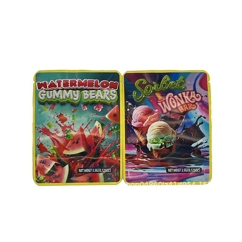 Wholesale Strawberry Funnel Cake 3.5g Candy Mylar Bags